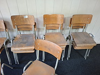 Ca. 17x nostalgische schoolstoel - afbeelding 4 van  5