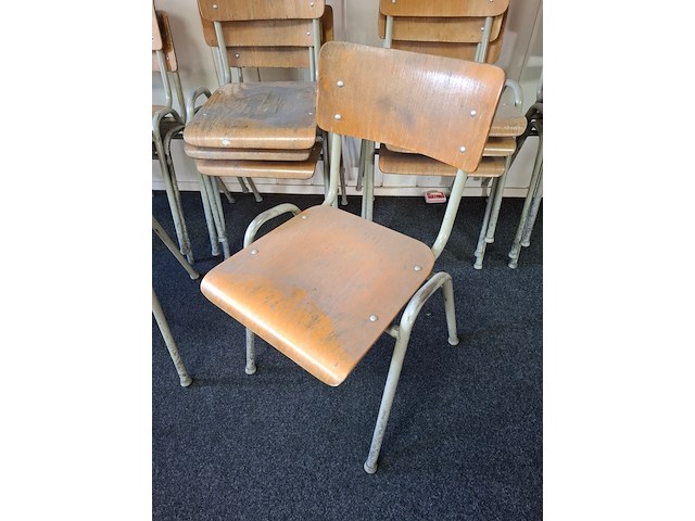 Ca. 17x nostalgische schoolstoel - afbeelding 5 van  5