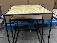 Ca. 17x set van 2 rotan bijzettafels, crate & cargo - afbeelding 1 van  6