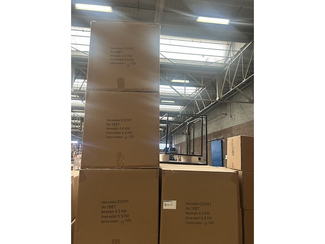 Ca. 17x set van 2 rotan bijzettafels, crate & cargo - afbeelding 5 van  6