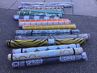 Ca. 17x tuinkleden, voor binnen of buiten ed, diverse kleuren - afbeelding 1 van  5