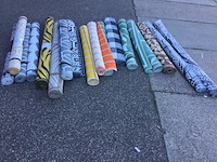 Ca. 17x tuinkleden, voor binnen of buiten ed, diverse kleuren - afbeelding 2 van  5
