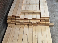 Ca. 17x vuren balken - afbeelding 1 van  3