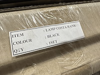 Ca. 17x wandlamp, halffabrikaat, costa, zwart - afbeelding 5 van  6