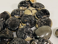 Ca. 17x wilde septarie geodes (handsteen) - afbeelding 5 van  5