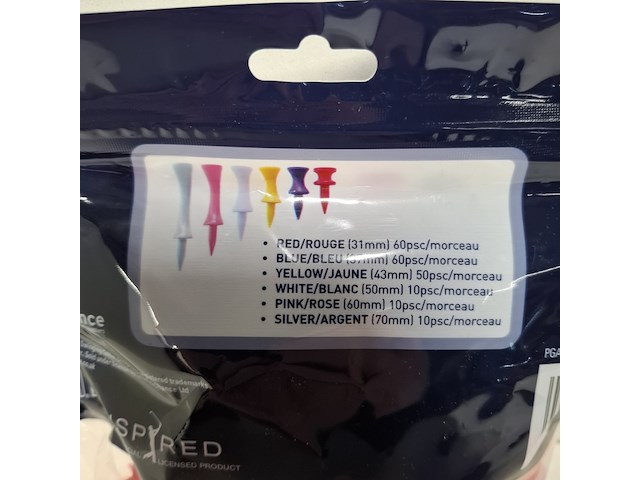 Ca. 18 zak a 200 stuks golf tees pga tour - afbeelding 5 van  5