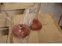 Ca. 180x gootsteenontstopper xellanz, anti stop wc, rood
