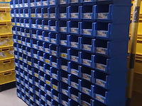 Ca. 180x magazijnbakken met grijp opening, blauw - afbeelding 2 van  4