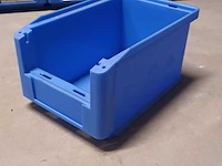 Ca. 180x magazijnbakken met grijp opening, blauw - afbeelding 3 van  4