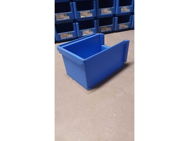 Ca. 180x magazijnbakken met grijp opening, blauw - afbeelding 4 van  4