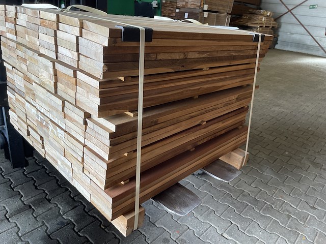 Ca. 182x ipé planken geschaafd country grade, 21x120mm, lengte 95cm - afbeelding 2 van  3