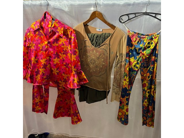 Ca. 183x meisjes flower power/ disco glitter - afbeelding 5 van  5