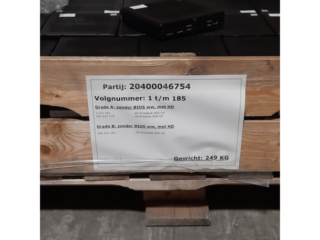 Ca. 185x desktop, hp, o.a. elitedesk 800 g4 - afbeelding 2 van  10