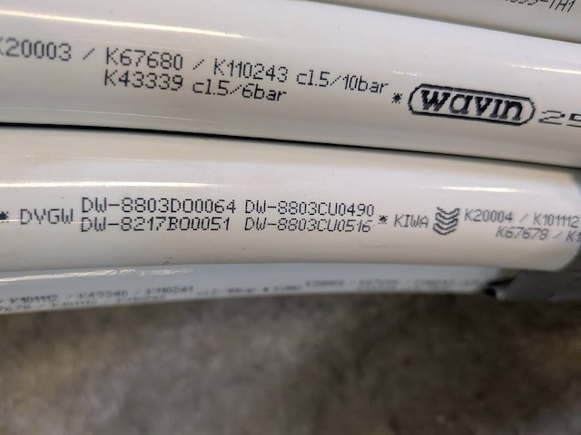 Ca. 187 meter meerlagen buis wavin, tigris 25x2.5 - afbeelding 17 van  17