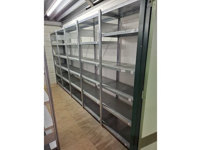 Ca 18,75mtr metalen stelling - afbeelding 5 van  10