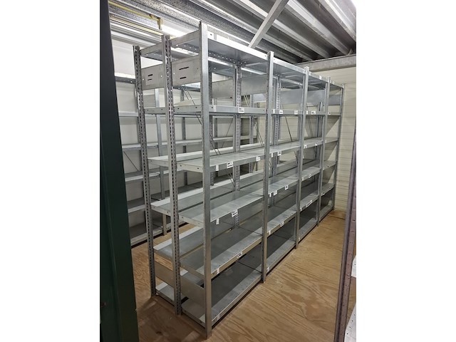 Ca 18,75mtr metalen stelling - afbeelding 7 van  10