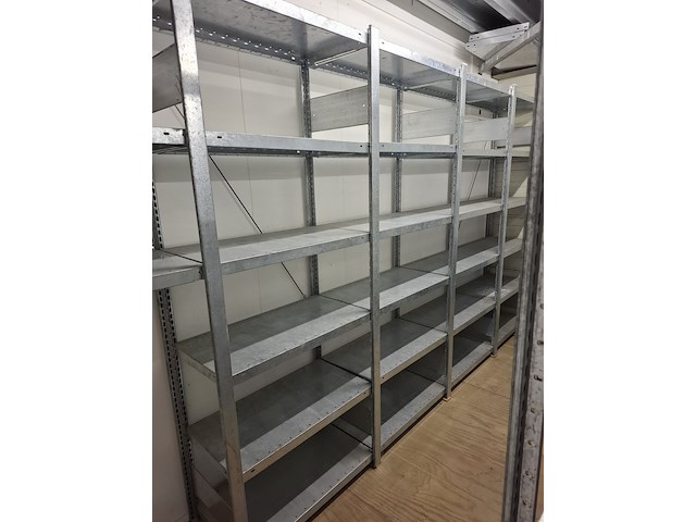 Ca 18,75mtr metalen stelling - afbeelding 9 van  10