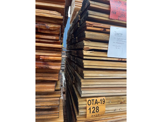 Ca. 188x douglas zweeds rabat, 21x190mm, lengte 300cm - afbeelding 3 van  3