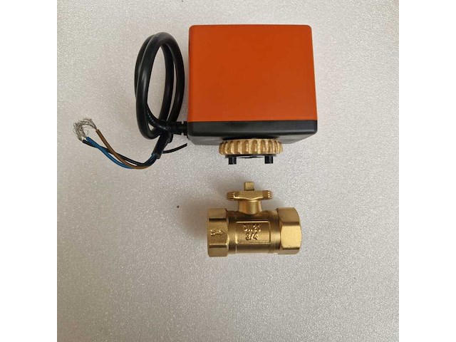 Ca. 18x 2-wegklep 230v/ac tp60220a, ø ¾" met 3-punts sturing - afbeelding 1 van  2