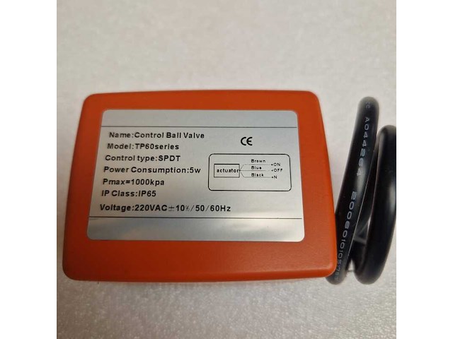 Ca. 18x 2-wegklep 230v/ac tp60220a, ø ¾" met 3-punts sturing - afbeelding 2 van  2
