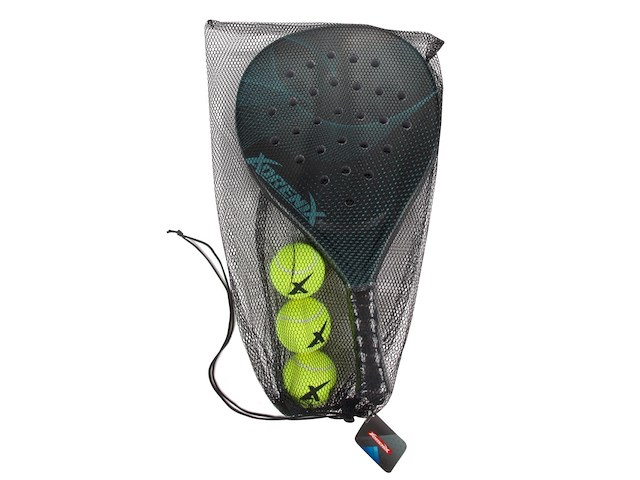 Ca. 18x adrenix padelset - 6x turquise/6x rood/6x blauw - afbeelding 2 van  4