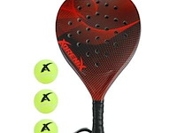 Ca. 18x adrenix padelset - 6x turquise/6x rood/6x blauw - afbeelding 3 van  4