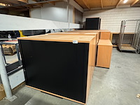 Ca. 18x archiefkast, konig&neurath, zwart/beuken - afbeelding 1 van  5