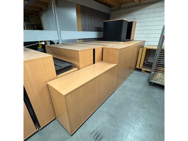 Ca. 18x archiefkast, konig&neurath, zwart/beuken - afbeelding 2 van  5