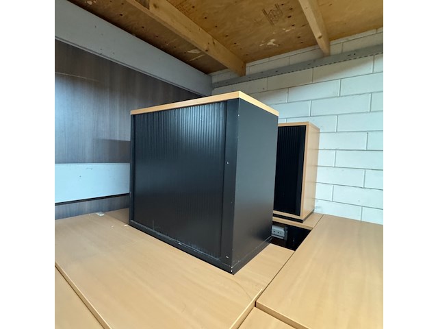 Ca. 18x archiefkast, konig&neurath, zwart/beuken - afbeelding 5 van  5