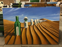 Ca. 18x canvas schilderij heineken 90x60 - afbeelding 1 van  4