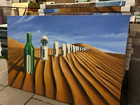 Ca. 18x canvas schilderij heineken 90x60 - afbeelding 4 van  4