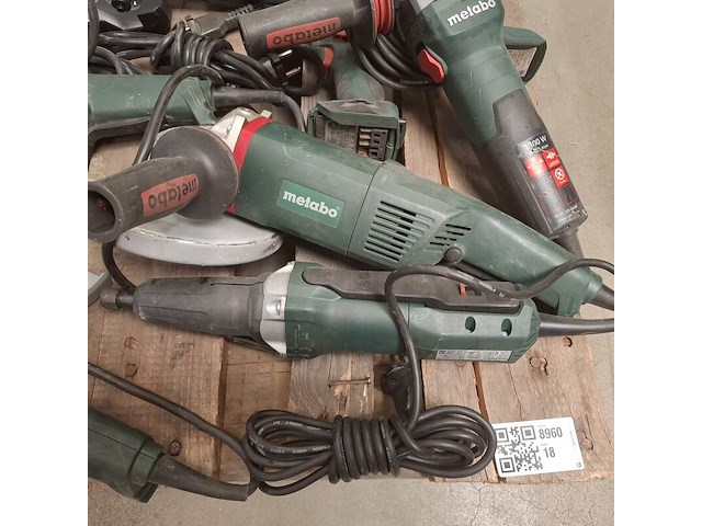 Ca. 18x divers accu/elektrisch gereedschap metabo, diverse modellen - afbeelding 2 van  18