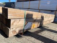 Ca. 18x douglas balken geschaafd, 140x140mm, lengte 300cm - afbeelding 2 van  3
