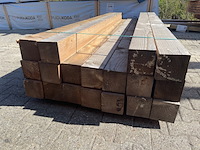 Ca. 18x douglas balken geschaafd, 140x140mm, lengte 300cm - afbeelding 3 van  3