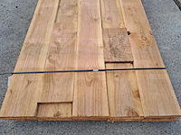 Ca. 18x douglas houten plank, fijn bezaagd, douglas, fijn bezaagde plank - afbeelding 4 van  4