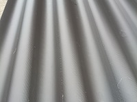 Ca. 18x golfplaat vezelcement, cemfort, zwart - afbeelding 2 van  4