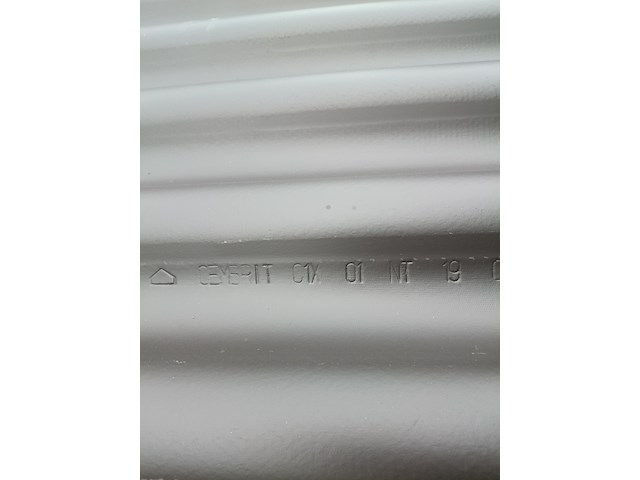 Ca. 18x golfplaat vezelcement, cemfort, zwart - afbeelding 3 van  4