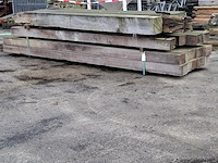 Ca. 18x hardhouten balk o.a. bilinga - afbeelding 1 van  7