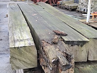 Ca. 18x hardhouten balk o.a. bilinga - afbeelding 3 van  7