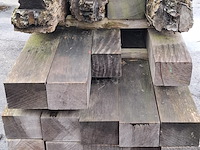 Ca. 18x hardhouten balk o.a. bilinga - afbeelding 5 van  7