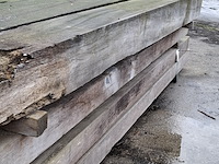 Ca. 18x hardhouten balk o.a. bilinga - afbeelding 6 van  7