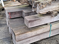 Ca. 18x hardhouten balk o.a. bilinga - afbeelding 7 van  7