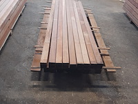 Ca. 18x hardhouten paal, 6,8 x 6,8 x 200 cm - afbeelding 4 van  5