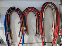 Ca. 18x koppelslangen, blauw/rood - afbeelding 1 van  9