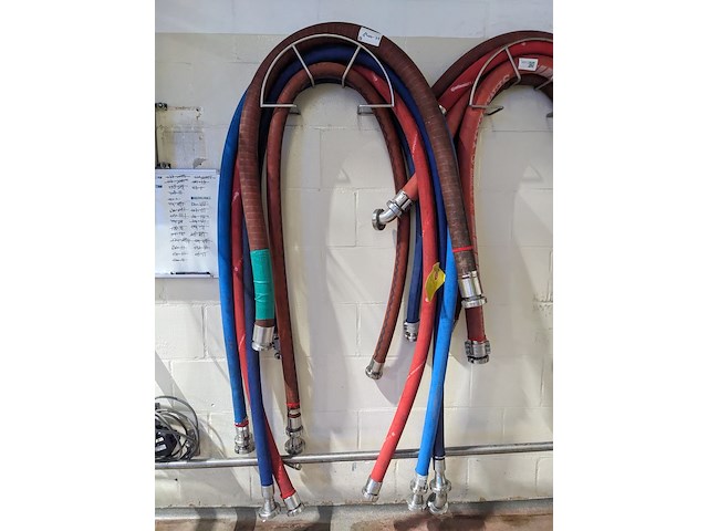Ca. 18x koppelslangen, blauw/rood - afbeelding 2 van  9