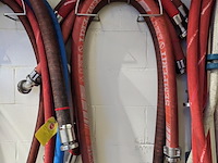 Ca. 18x koppelslangen, blauw/rood - afbeelding 3 van  9