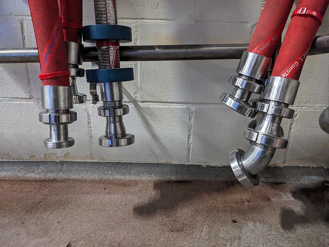 Ca. 18x koppelslangen, blauw/rood - afbeelding 5 van  9