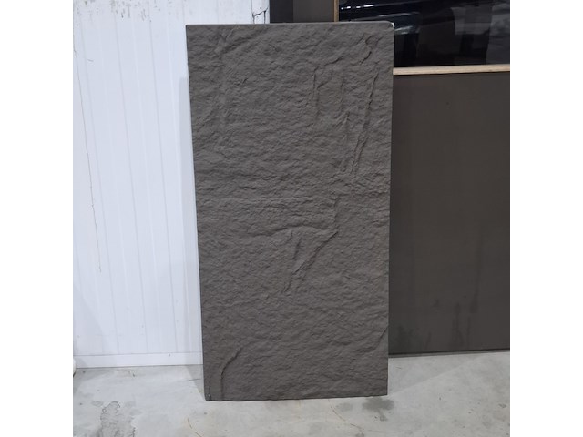 Ca. 18x pu steen wandpaneel, dark grey, 2026 - afbeelding 2 van  4