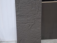 Ca. 18x pu steen wandpaneel, dark grey, 2026 - afbeelding 2 van  4