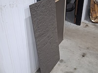 Ca. 18x pu steen wandpaneel, dark grey, 2026 - afbeelding 4 van  4